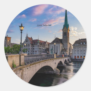 Zürich, Schweiz-fotot, Runt Klistermärke