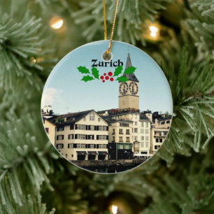 Zürich, Schweiz Julgransprydnad Keramik