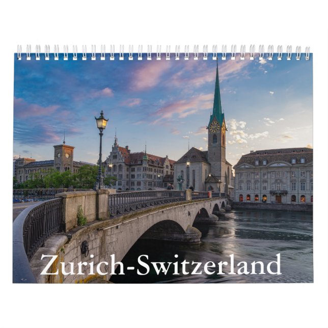 Zürich-Schweiz-kalender Kalender (Omslag)