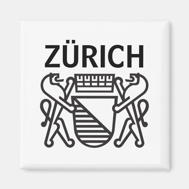 Zürich, SCHWEIZ Magnet (Framsidan)