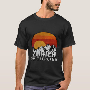Zurich Schweiz Mountain T Shirt