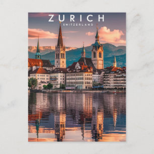Zürich Schweiz Resa Vykort