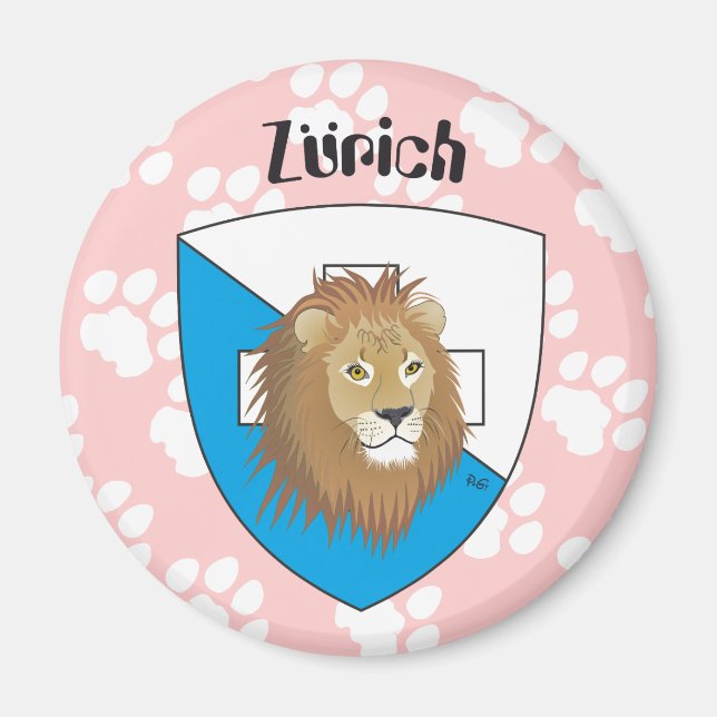 Zürich Schweiz Schweiz Magnet (Framsidan)