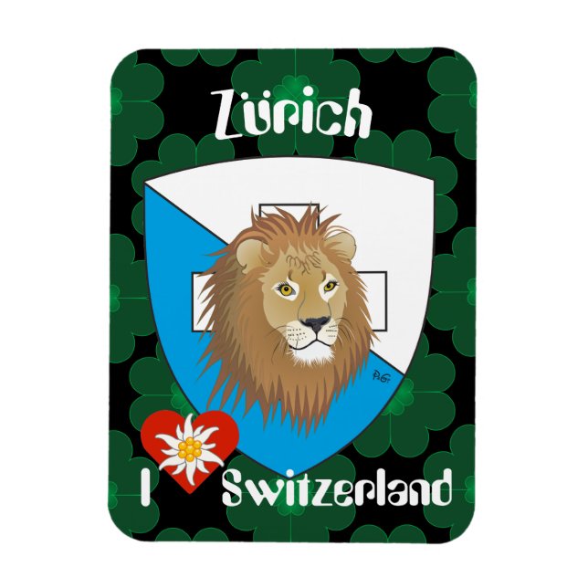 Zürich Schweiz Schweiz Magnet (Vertikal)