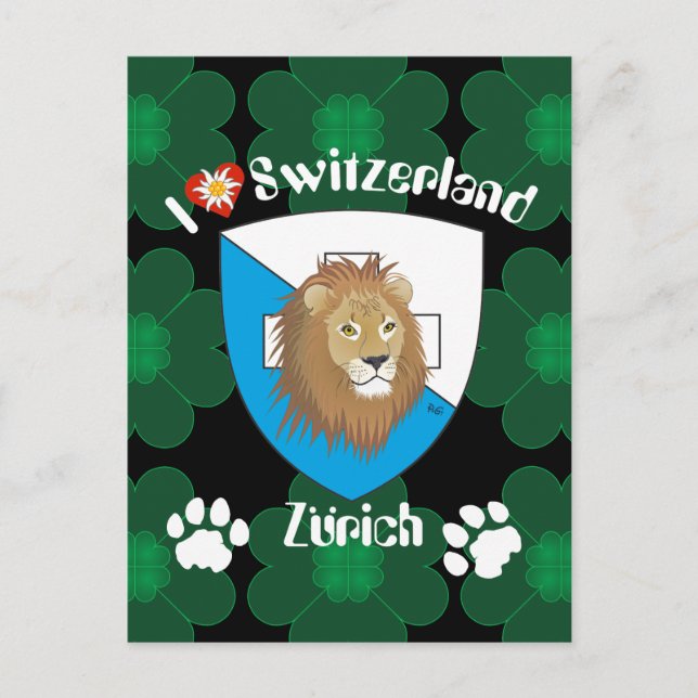 Zürich Schweiz Schweiz Postkarte Vykort (Framsida)