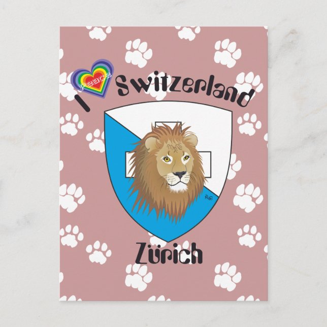 Zürich Schweiz Schweiz Postkarte Vykort (Framsida)