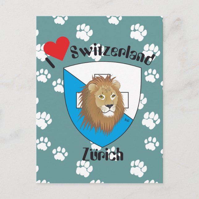 Zürich Schweiz Schweiz Postkarte Vykort (Framsida)