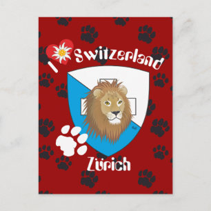 Zürich Schweiz Schweiz Postkarte Vykort