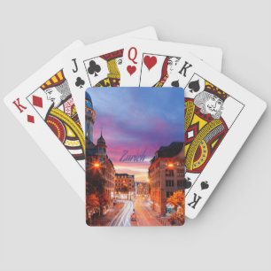 Zürich Schweiz Sunset Casinokort