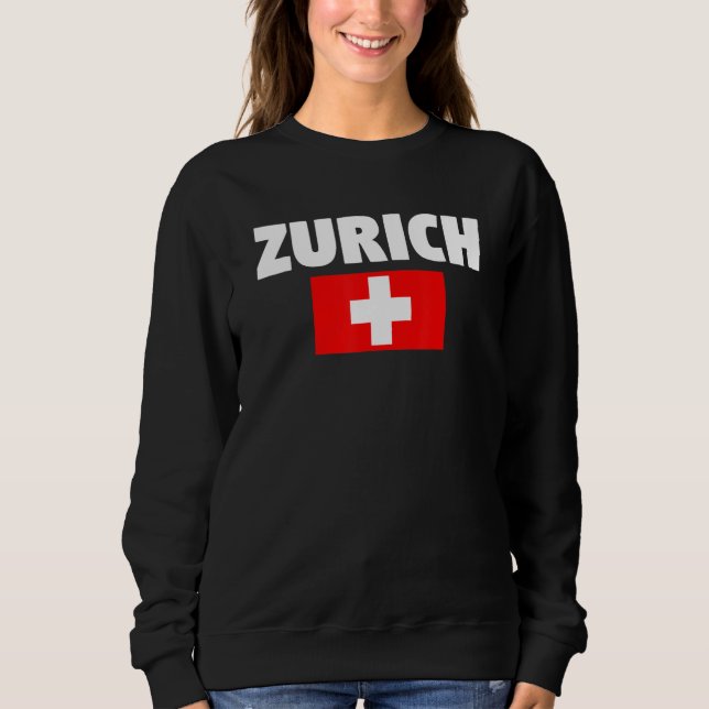 Zürich Schweiz T Shirt (Framsida)