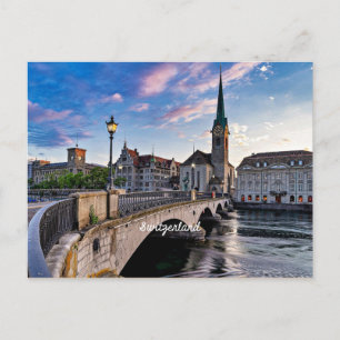 Zürich, Schweiz Vykort