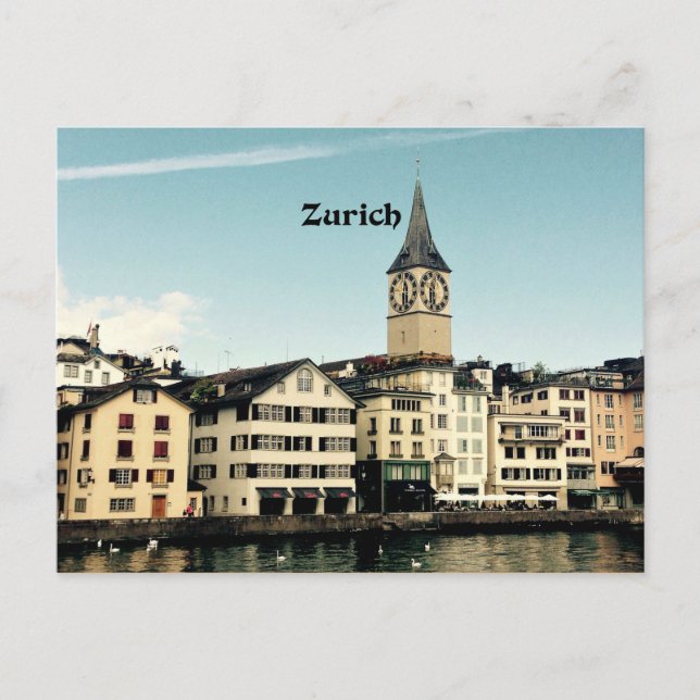 Zürich, Schweiz Vykort (Framsida)
