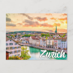 Zürich, Schweiz Vykort