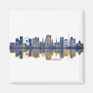 Zürich Skyline Magnet
