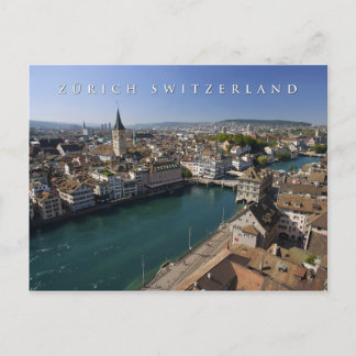 Zurich Switzerland cityscape Vykort