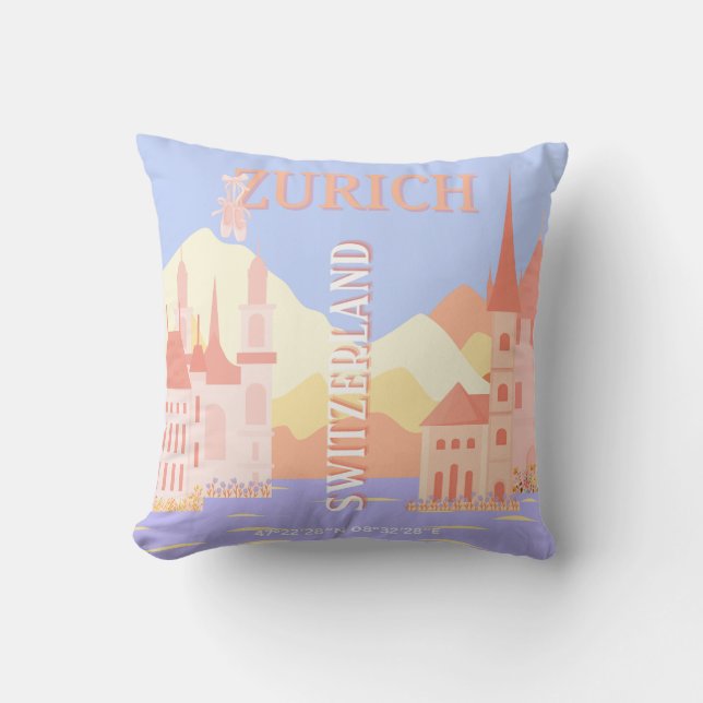 Zurich Travel Art, Schweiz Travel Art Kudde (Framsida)