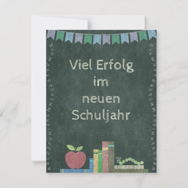 Zurück zur Schule | Viel Erfolg im neuen Schuljahr (Framsida)