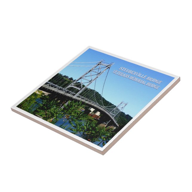 zUS017 VETERANS MEMORIAL BRIDGE, Ohio Kakelplatta (Sidan)
