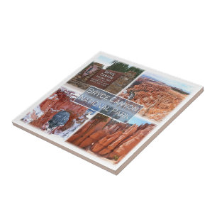 zUS042 BRYCE CANYON N.P. Utah, Amerika Kakelplatta