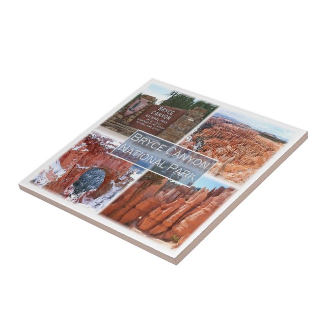 zUS042 BRYCE CANYON N.P. Utah, Amerika Kakelplatta (Sidan)