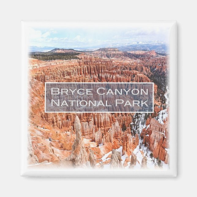 zUS043 BRYCE CANYON N.P. Utah, Amerika, Fridge Magnet (Framsidan)