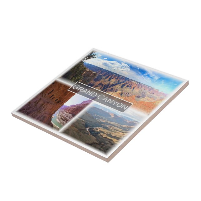 zUS046 GRAND CANYON, Mosaic, Arizona Kakelplatta (Sidan)