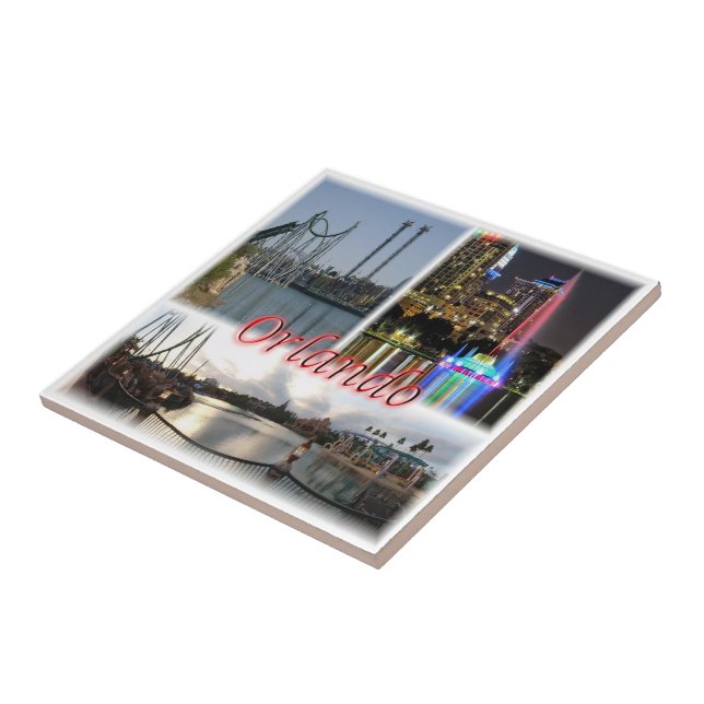 zUS056 ORLANDO Florida, Orlando, Amerika Kakelplatta (Sidan)