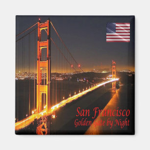 zUS071 SAN FRANCISCO, Golden Grind Bridge, Fridge Magnet