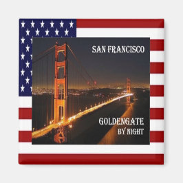 zUS072 SAN FRANCISCO, Golden Grind Bridge, Fridge Magnet