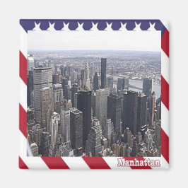 zUS105 MANHATTAN, New York City, Amerika, Fridge Magnet