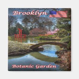zUS114 BROOKLYN BOTANIC GARDEN, New York, Fridge Magnet