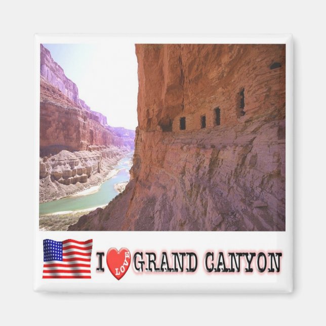 zUS133 GRAND CANYON I Kärlek, Arizona, Fridge Magnet (Framsidan)