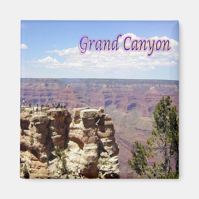 zUS134 GRAND CANYON N.P. Panorama, Arizona, Fridge Magnet (Framsidan)