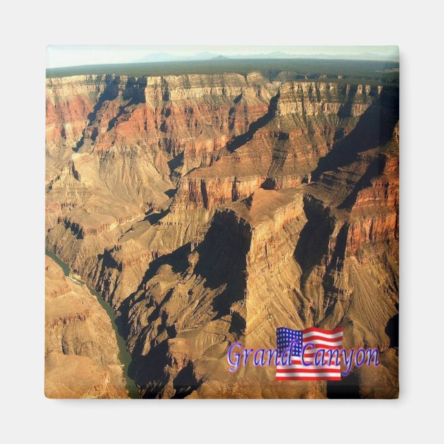 zUS135 GRAND CANYON N.P. Panorama, Arizona Fridge Magnet (Framsidan)