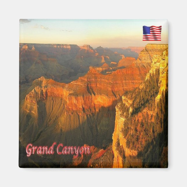 zUS137 GRAND CANYON National Park, Arizona, Fridge Magnet (Framsidan)