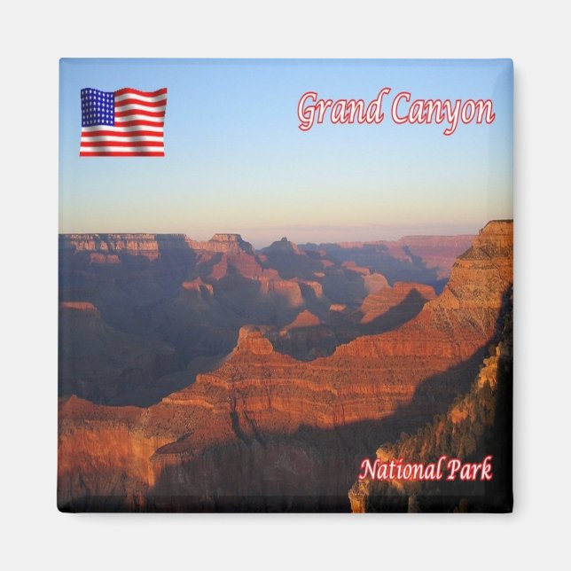 zUS142 GRAND CANYON National Park, Arizona, Fridge Magnet (Framsidan)