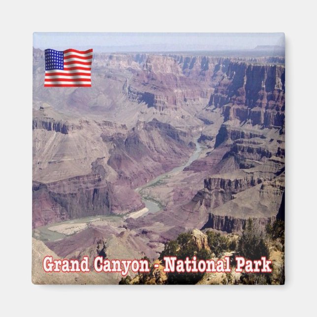 zUS144 GRAND CANYON National Park, Arizona, Fridge Magnet (Framsidan)
