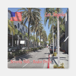 zUS177 BEVERLY BACKE, Los Angeles, Fridge Magnet