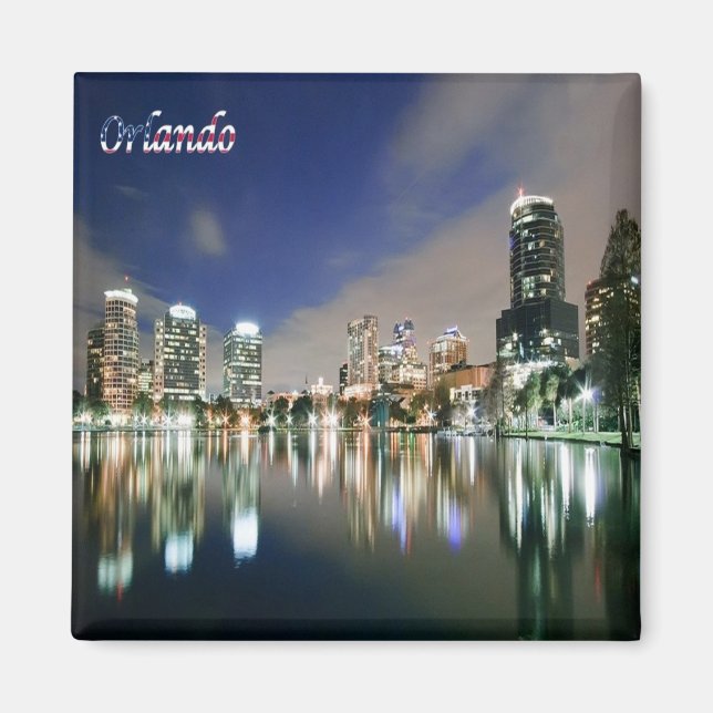 zUS186 ORLANDO, Florida, Orlando, Amerika, Fridge Magnet (Framsidan)