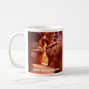 zUS191 ANTELOPE CANYON, Arizona, Amerika. Kaffemugg