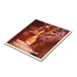 zUS191 ANTELOPE CANYON, Arizona, Amerika. Kakelplatta