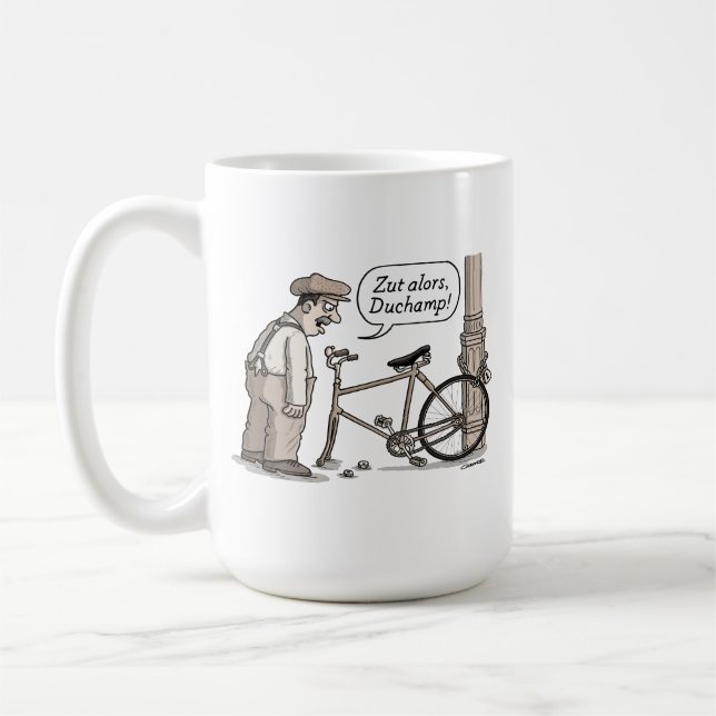 Zut Alors, Duchamp! Kaffemugg (Vänster)