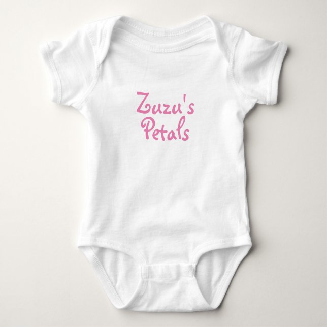 ZUZU:S PETALS BABY JERSEY BODYSUIT T SHIRT (Framsida)