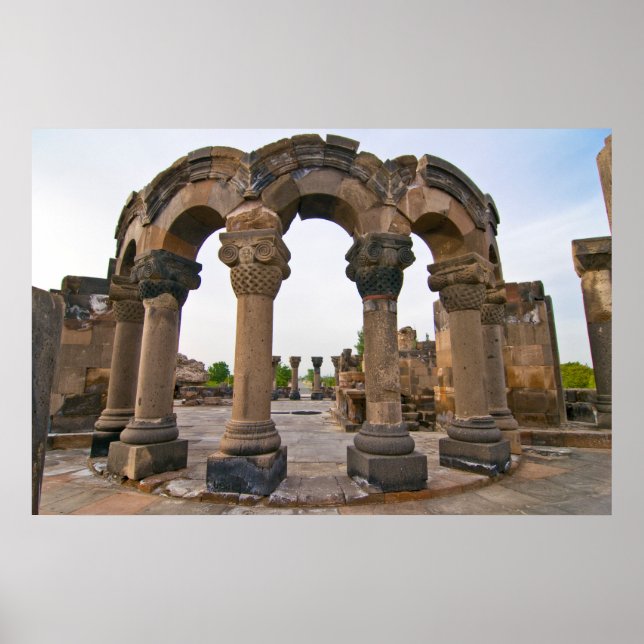 Zvartnots Cathedral Ruins Poster (Framsidan)