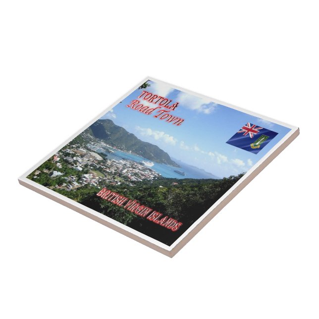 zVG004 TORTOLA Road Town, British Virgin Kakelplatta (Sidan)