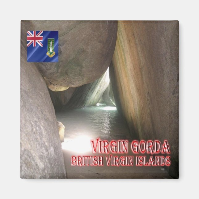 ZVG012 VIRGIN GORDA British Virgin Islands, Fridge Magnet (Framsidan)