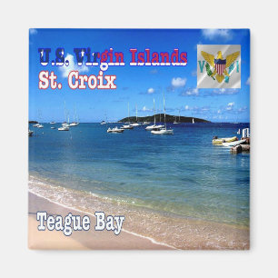 zVI008 SAINT CROIX, Teague Bay, Virgin Islands Magnet
