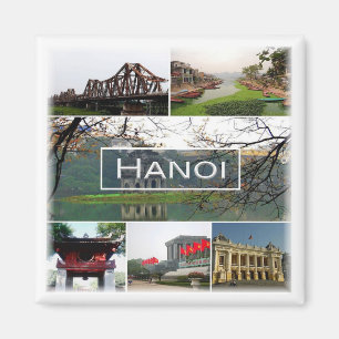 zVN003 HANOI, Vietnam, Mosaic, Asien, Fridge Magnet