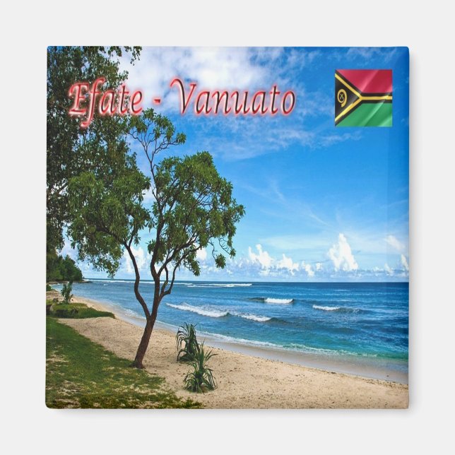 zVU005 EFATE, ERATAP - Vanuatu, Oceanien, Fridge Magnet (Framsidan)