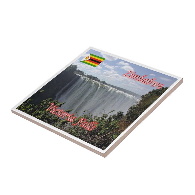 ZW010 VICTORIA FALLS, Zimbabwe, AFRIKA Kakelplatta (Sidan)